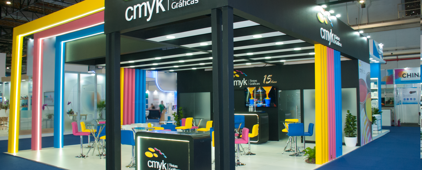 CMYK Tintas na Expoprint 2026 apresentando soluções em tintas de alta performance